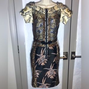 Byron Lars - Beguile Sleeve Sheath Dress - size 4